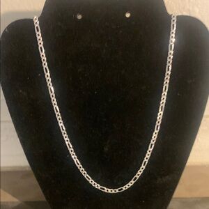 Sophisticated Silver Byzantine Necklace 24 inch 925 sterling